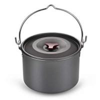 Camping Kit de Utensilios de Cocina al Aire Libre de Aluminio Ligero Camping Pot Pan