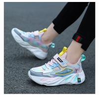 Zapatos de marca para niños, zapatillas de deporte para niñas, zapatos deportivos transpirables para niños, zapatillas de tenis cómodas informales de color rosa a la moda para uso diario - details 17