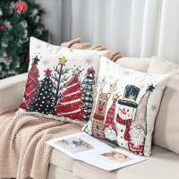 Funda de cojín de lino para decoración del hogar, funda de almohada con adorno navideño, regalo de Feliz Año Nuevo, 2024, 2025 - details 1