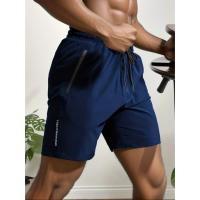 Pantalones Cortos Deportivos de Cintura con Cordón para Hombres en Verano - details 22