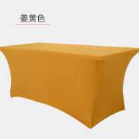 4FT6FT8FT Cola elástica Reunión Banquete de boda Mantel rectangular para mesa Mantel blanco - details 8