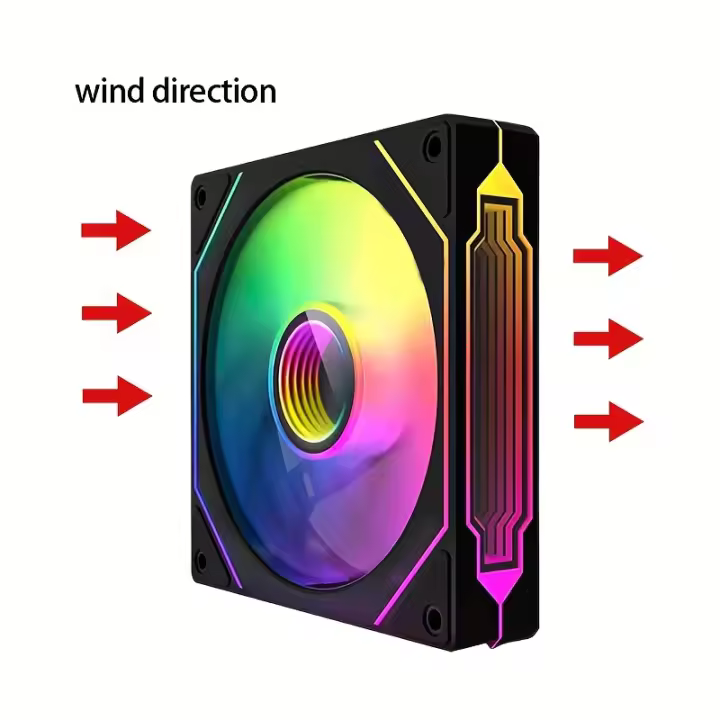 Ventilador de Estuche con Espejo de Reflexión Infinita Prism 4ProARGB de 12cm, Adecuado para el Enfriamiento del Chasis de Computadora - 1