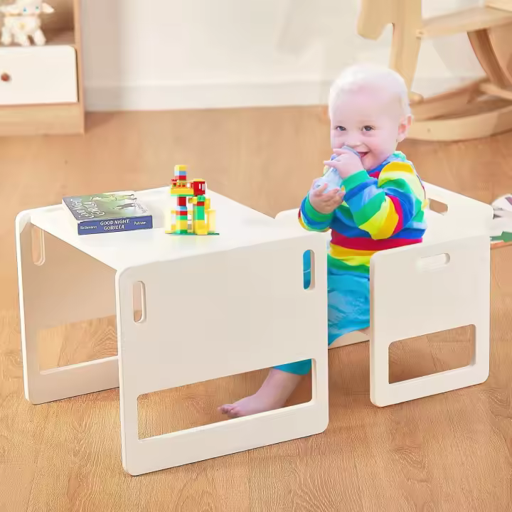 Montessori para Bebés de 1-3 años, Ajustable en Altura, Ideal para Leer/Comer/Jugar, Fácil de Montar, Certificado CPC - 1