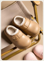 Invierno de mediana edad y niños mayores de interior hogar calefacción niña Mao zapatos - details 32