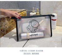Bolsa de maquillaje portátil para viajes, gran capacidad, alta estética, estilo coreano moderno, impermeable, adecuada para estudiantes - details 5