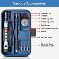 WOZOBUY-Juego de puntas de destornillador de precisión, herramienta de mejora del hogar, Kit de reparación electrónica para computadora - details 2