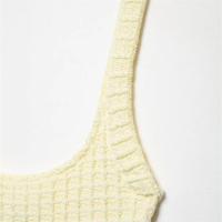 Vestido corto texturizado con tirantes elásticos anchos para mujer, novedad de verano 2025 - details 6
