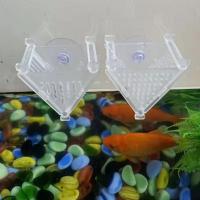 Alimentador acrílico de gusanos de sangre roja para peces, Mini taza de alimentación colgante para pecera con ventosa, cilindro de plantación de agua transparente - details 9