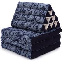 Cómodo Colchón De Suelo con Cojín De Lectura, Futón Japonés, Cama Plegable O Esterilla De Masaje Tailandés, 170 x 53 cm, Azul Claro - details 38