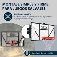 Tablero de Baloncesto Competition Pro - Canasta de Baloncesto con aro de clavado elástico para Montaje en Pared para niños y Adultos - details 2