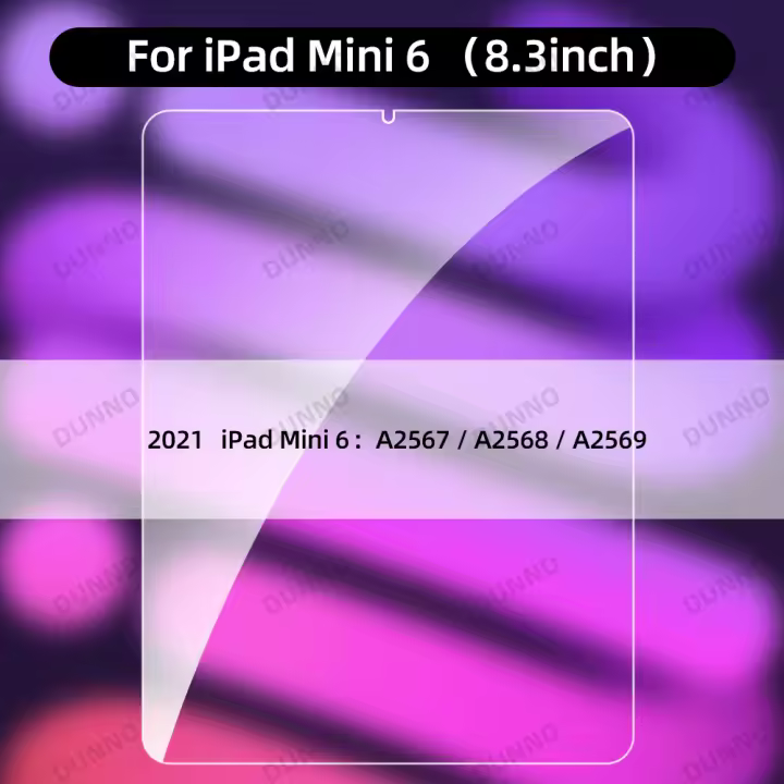 Película Protectora de Vidrio Templado para iPad 10.2 pulgadas 7ª 8ª 9ª Generación Air 4 5 10.9 Pro 11 Marca DUNNO Compatible con Apple iPad Producto Normal de Película de Pantalla de Tableta - 1