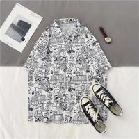 Camisas Casuales de Verano para Hombres Moda Urbana con Estampados de Dibujos Animados Hawaiian - details 2