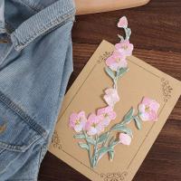 Parches bordados de flores de ciruelo DIY, apliques elegantes para planchar en ropa, parches de ropa Vintage exquisitos, costura - details 4