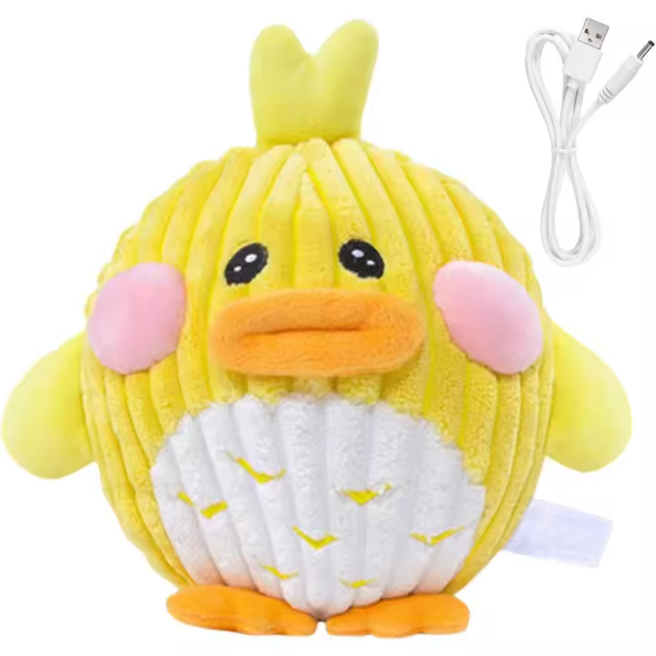 Juguete De Peluche para Mascotas En Movimiento Activo, Juguete Electrónico para Perros con Sonido De fieltro De Dibujos Animados - 1