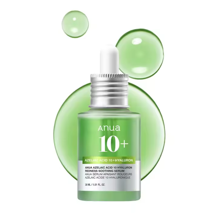 Anua Azelaica Acid Red Reducer Serum, facial sensible que contiene ácido hialurónico y niacina, piel coreana vegetariana natural - 1