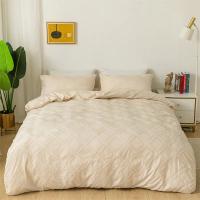 Juego de Ropa de Cama con Flores Geométricas de Alta Calidad Sólido para Casa Duvet Cover Set Tamaño Queen King Súper Suave para Uno y Dos Cojines - details 14