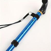 Bastón plegable ligero con punta de goma y altura ajustable, perfecto para senderismo, Trekking y viajes - details 8