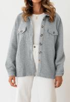 Otoño e Invierno Nueva Chaqueta Casual Ligera con Bolsillo de Diamante de Color Sólido para Mujer - details 24