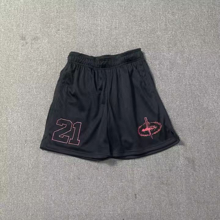 Pantalones cortos deportivos de secado rápido con logo de la tendencia de moda superior de 2025, pantalones casuales de playa de cinco piezas para parejas de verano - 1