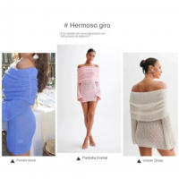Colección Primavera 2025: Vestido Corto de Hombro Descubierto y Mangas Largas - details 2