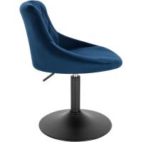 Taburete de Bar de Terciopelo Alto Regulable en Altura Diseño Giratorio para Peluquería - details 5