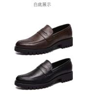 Mocasines tejidos con tacón plano de color liso, zapatos de cuero de cuello alto transpirables de alta calidad para hombres y mujeres - details 9