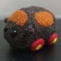 Juguete de fieltro Pui Molcar terminado, Animal bonito creativo, muñeco de juguete hecho a mano, juguete de fieltro de lana, juguete de fieltro de lana DIY, regalo para niños - details 27