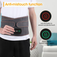 Cinturón de Calentamiento Infrarrojo Eléctrico con Luz Roja para Masaje de Cintura y Apoyo Lumbar Alivio del Dolor Vibración y Masaje de Todos los Tipos de Piel - details 10