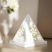 Molde para portavelas piramidal de silicona y resina epoxi, candelabro creativo inodoro, molde para velas reutilizable, Eid al Fitr - details 9