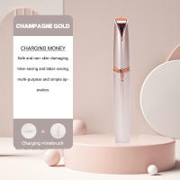 Recortador de cejas eléctrico USB, afeitadora de depilación de cejas indolora para cara, cejas, labios Fuzz de melocotón - details 5