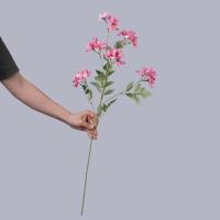 Flores de jazmín artificiales elegantes, tacto Real, hermosa simulación de seda, jazmín hecho a mano, flor falsa, decoración del banquete de boda - details 4