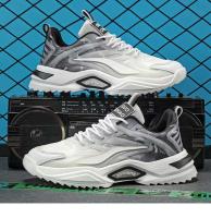 Zapatos casuales de caña alta para hombre con cómoda malla transpirable con cordones en la parte superior nueva suela de EVA - caminar en verano y primavera de talla grande - details 11