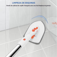 Cepillo de Limpieza 3-en-1 Cepillo de Piso Ajustable de 52 Pulgadas con Mango de Aluminio - details 0