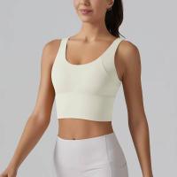 Hmidou Sujetador deportivo para mujer, ropa interior sexy push-up para yoga, correr, gimnasio, tops Fiess, camiseta sin mangas de verano - details 5