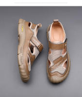 Nuevos Zapatos Casuales para Hombres Primavera-Verano 2025 Sandalias de Malla a la Moda - details 12