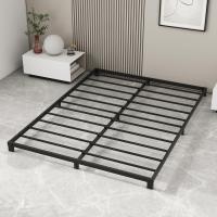 Cama con Plataforma de Metal, Marco de Cama de 140 x 200 cm, Cama de Metal con somier de láminas de Metal, Moderna Cama de Metal para Adultos, niños, Adolescentes, fácil Montaje - details 22