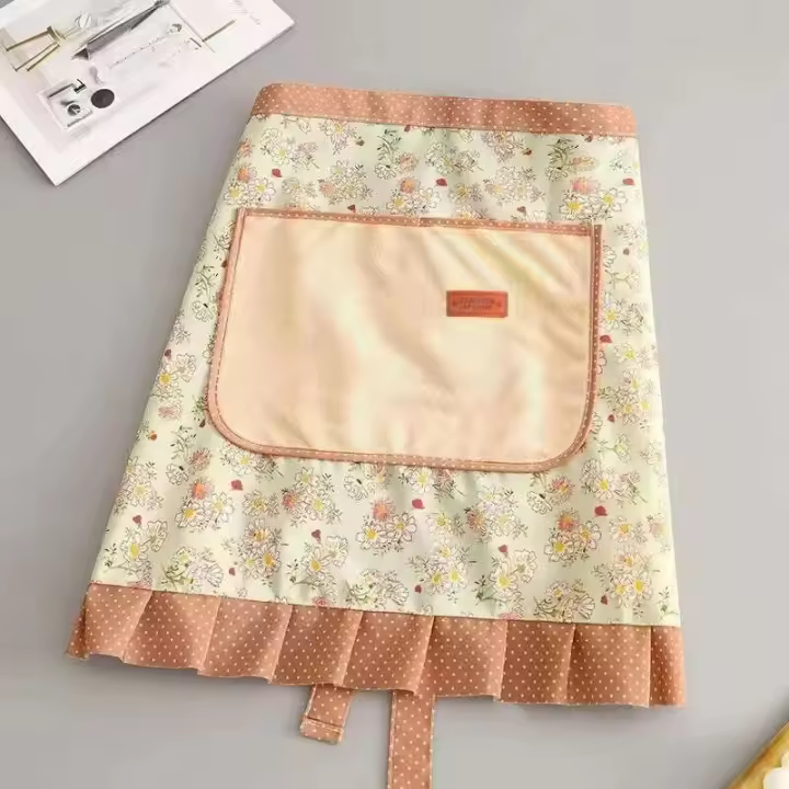 Delantal de algodón para cocina, hogar y catering - 1
