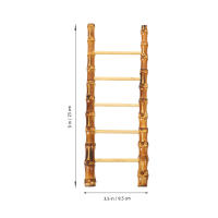 Escalera de bambú para exteriores, dispositivo de alimentación de sashimi, mini bandeja de sushi, artículos decorativos, pasamanos de templo - details 0