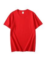 Camiseta de Algodón Cremallera Blanca Camiseta Suelta para Hombres/Mujeres Manga Corta 8 Colores - details 2
