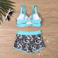 Nuevo traje de baño de dos piezas, bikini estampado de talla grande, traje de baño para mujer - details 23
