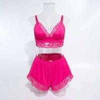 Conjunto de 2 piezas de ropa sexy, ropa interior Ence para mujer, pijama rosa elegante, ropa casual - details 0