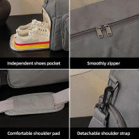 Bolsa de Yoga de Lona Deportiva Bolsa de Gimnasio Seca y Húmeda con Mochila - details 8