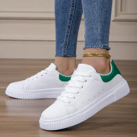 Zapatillas deportivas informales para mujer, zapatos planos a la moda, transpirables, cómodos y ligeros, antideslizantes, regalo - details 2