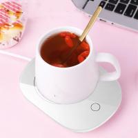Bandeja calentadora de tazas de café, almohadilla con Sensor de gravedad, USB, 55/131 ° F, para oficina y hogar - details 4