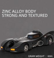 Batmobile Clásico de 1989 Modelo de Coche de Aleación Diecast Coleccionable con Sonido y Luz - details 2