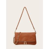 2025 Popular Lichi Patrón Bajo El Brazo Cadena Pequeña Bolsa De Moda De Gama Alta Señoras Hombro Cuadrado Crossbody Bolsa - details 8