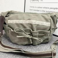 Nuevo diseñador, bolso de hombro informal para mujer, ropa de calle estética, bolso con cordón, bolso cruzado, bolso vaquero - details 10