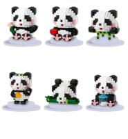 6 piezas Caja Misteriosa de Pandas Xiaofangle - Bloques Ensamblables Educativos (12 juegos, DIY para Niños) - Colcciona 6 Pandas Diferentes! - details 0