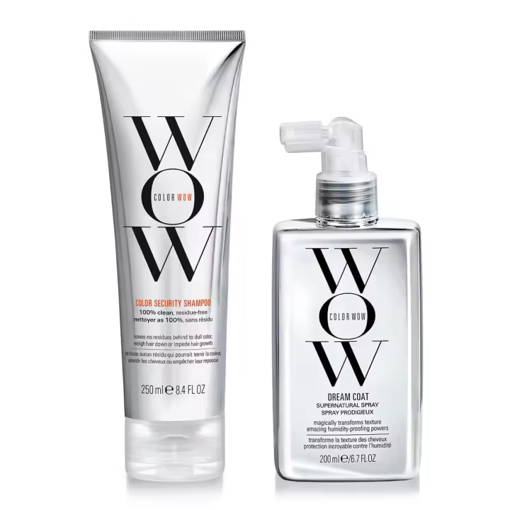 Paquete WOW Ultimate Frizz-Free: el dúo premiado de DREAM COAT COLOR SECURITY SHAMPOO para un brillo duradero, sin encrespamiento y vidrioso - 1