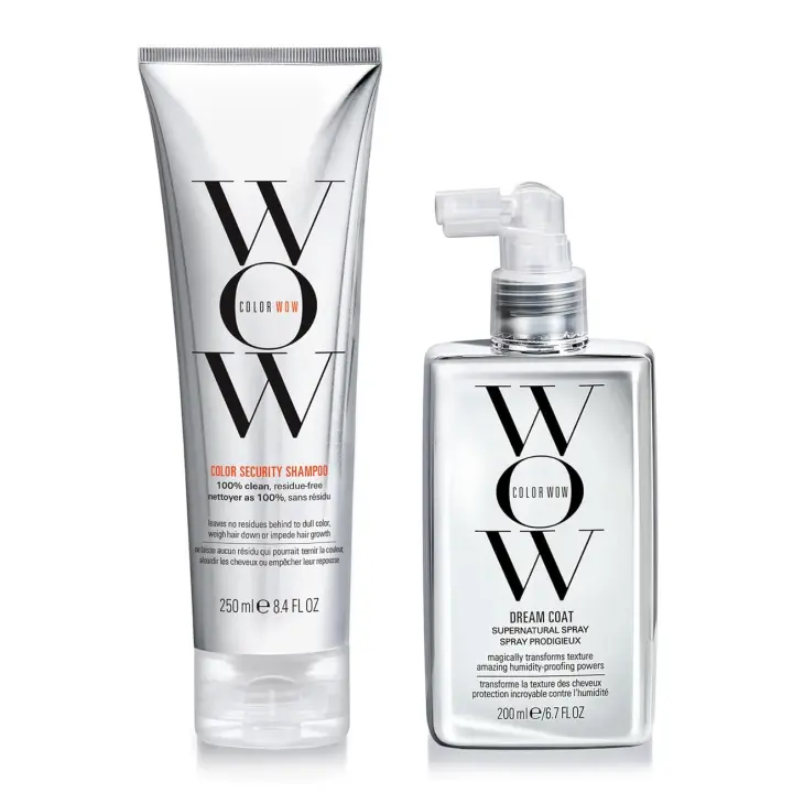 Paquete WOW Ultimate Frizz-Free: el dúo premiado de DREAM COAT COLOR SECURITY SHAMPOO para un brillo duradero, sin encrespamiento y vidrioso - 1